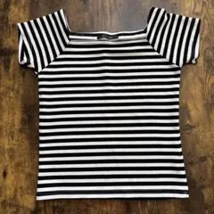 VENCE EXCHANGE ストライプ 半袖Tシャツのサムネイル