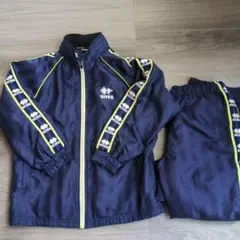 errea ネイビー 起毛ウィンドブレーカー 上下セット　130cm