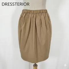 DRESSTERIOR ドレステリア ギャザーミニスカート ベージュ 36日本製のサムネイル