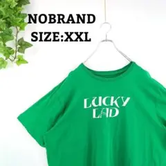 Tシャツ US古着 2XL オーバーサイズ ビッグプリント グリーン 緑 半袖