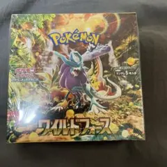 ポケモンカード ワイルドフォース1BOX シュリンク＆プラスチックカバー