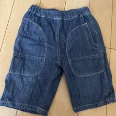 petit main デニムハーフパンツ 110