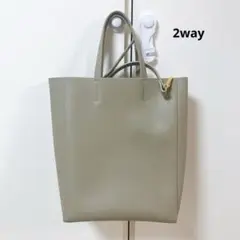 トートバッグ ショルダー　2way 斜めがけ A4 ineedmoreshoes