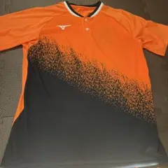 MIZUNO バドミントンウェア Tシャツ オレンジ M
