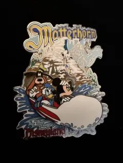 ディズニー マッターホーン ピンバッジ ミッキー ドナルド グーフィー
