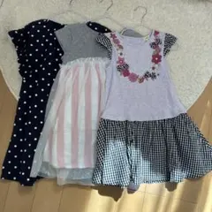 Hushush SERAPH フレンチスリーブワンピース 120 3枚セット