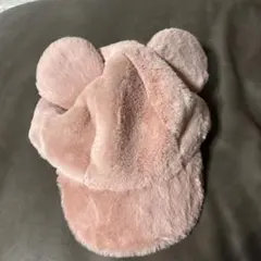 ミッキーマウス風フリースキャップ