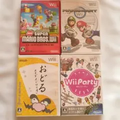 Wii ゲームソフト 4本セット