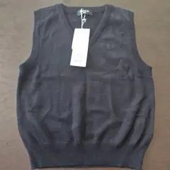 新品　未使用　タグ付き　COMME CA ISM 黒 ベスト 130サイズ