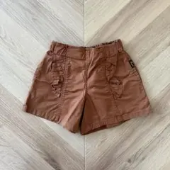 Seraph セラフ フリルショートパンツ 100cm キャメル ハーフパンツ