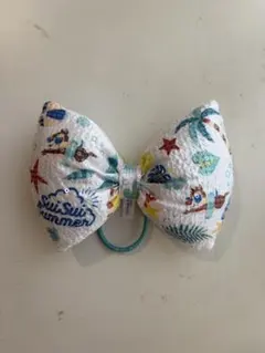 ディズニーランド スイスイサマー チップとデール リボン ヘアアクセサリー