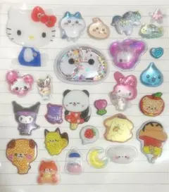 シール おすそわけ ぷくぷく サンリオ ディズニー ちいかわ シール交換