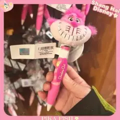 【☆正規品】チェシャ猫　不思議の国のアリス　ぬいぐるみボールペン　上海ディズニー