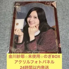 乃木坂46 のぎBOX S賞 金川紗耶 アクリルフォトパネル - メルカリ