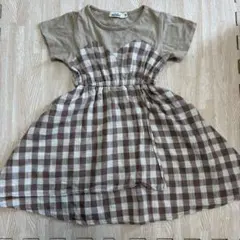 PAIR MANON チェック柄ワンピース