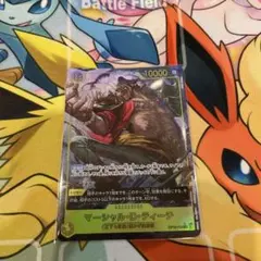 美品】ワンピース カード マーシャル・D・ティーチ SEC パラレル 決戦