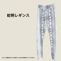 蛇柄 レギンス