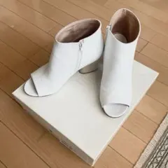 Maison Margiela オープントゥ ブーティ 37 24cm レザーのサムネイル