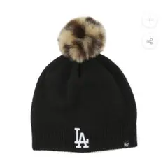 完売最終値下'47 ポンポンニットロサンゼルスドジャース　ニューエラビームス