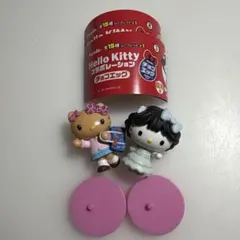 ハローキティ コラボレーション　チョコエッグ 日焼けギャル 昭和アイドル　キティ