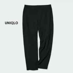 UNIQLO ウルトラストレッチアクティブテーパードパンツ（丈標準）L ブラック