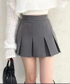チコ　【セットアップ対応/2サイズ展開】ワイドプリーツミニスカパンのサムネイル