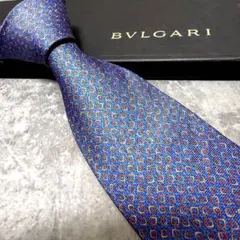 ✨極美品✨汚れなし✨ブルガリ　現行に近い　ソリッド　ブルー　ネクタイ ブルガリ ネクタイ - メルカリ
