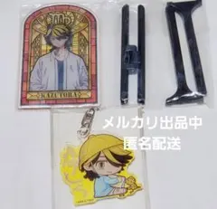 東リベ　羽宮一虎　ステンドグラス　アクキー　セット