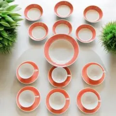 WAKO 和光 カップ&ソーサー 6客 サラダセット 19点 昭和レトロ 洋食器のサムネイル