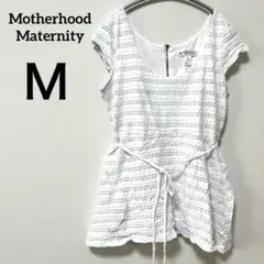 Motherhood Maternity 【Ｍ】ホワイトレーストップス