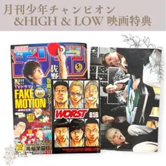 HIGH ＆ LOW THE WORST 鳳仙クリアファイル&来場者特典 漫画