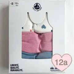 新品未使用 プチバトー キャミソール 3枚組 12ans