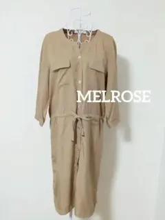 MELROSEメルローズ☆ スプリング薄手テンセルコート　 ベージュのサムネイル