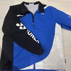 YONEX ジップアップジャケット ブラック/ターコイズ S - メルカリ