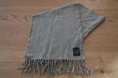 ジョンストンズ　カシミヤ100% マフラー グレー