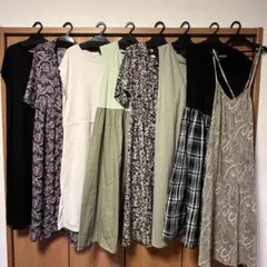 8点セット ロングワンピース レディース 夏服 まとめ売り