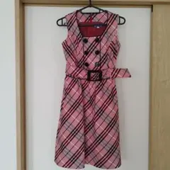 値下げ 美品 BURBERRY BLUE LABEL ノースリーブワンピース