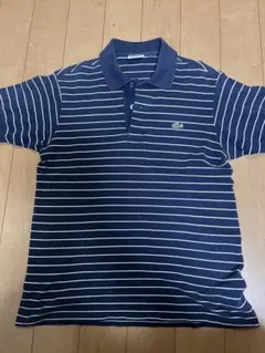 LACOSTE ラコステ ボーダー ポロシャツ ネイビー サイズ2