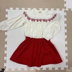 長袖ワンピース　100 ムージョンジョン