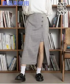 ☆GLOBAL WORK ☆秋冬　スリットロングナロースカート