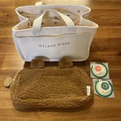 ジェラピケ あつ森 ポーチ トートバッグ　GELATO PIQUE