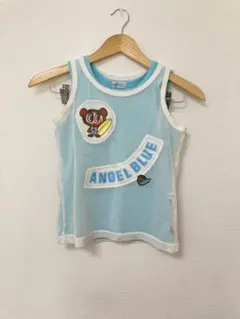 豊*様 【気まぐれ価格‼️】ANGEL BLUE メッシュタンクトップ S 水色のサムネイル