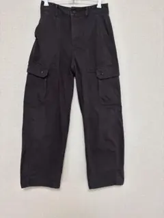 GU バレルレッグカーゴパンツ チャコール M