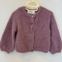 H&M パープル カーディガン 92cm