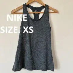 NIKE DRI-FIT タンクトップ グレー　エクササイズ サイズXS