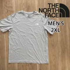 日本未入荷　ノースフェイス　メンズ　半袖ロゴTシャツ　トップス　グレー　2XL