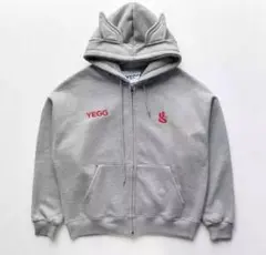 YEGG WING HOODIE GREY / グレイ