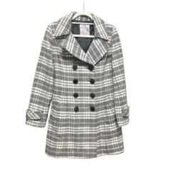 ピンクチェック コート 姫ギャル Pコート