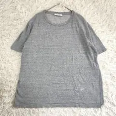 25692✨サンローラン ロゴ グレー Tシャツ 半袖 ラウンドネック Sのサムネイル