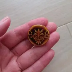 ヘアゴム　パーツ　陶器　ハンドメイド